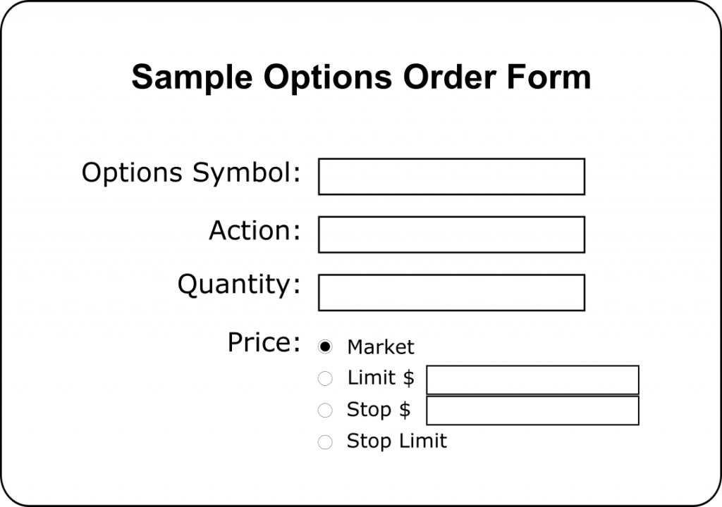 Options form